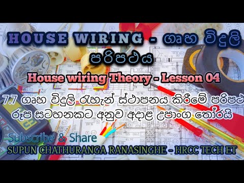 House wiring 04 - විලායක වර්ග, භූගත සන්නායකය හා SPD හඳුනා ගැනීම. - YouTube