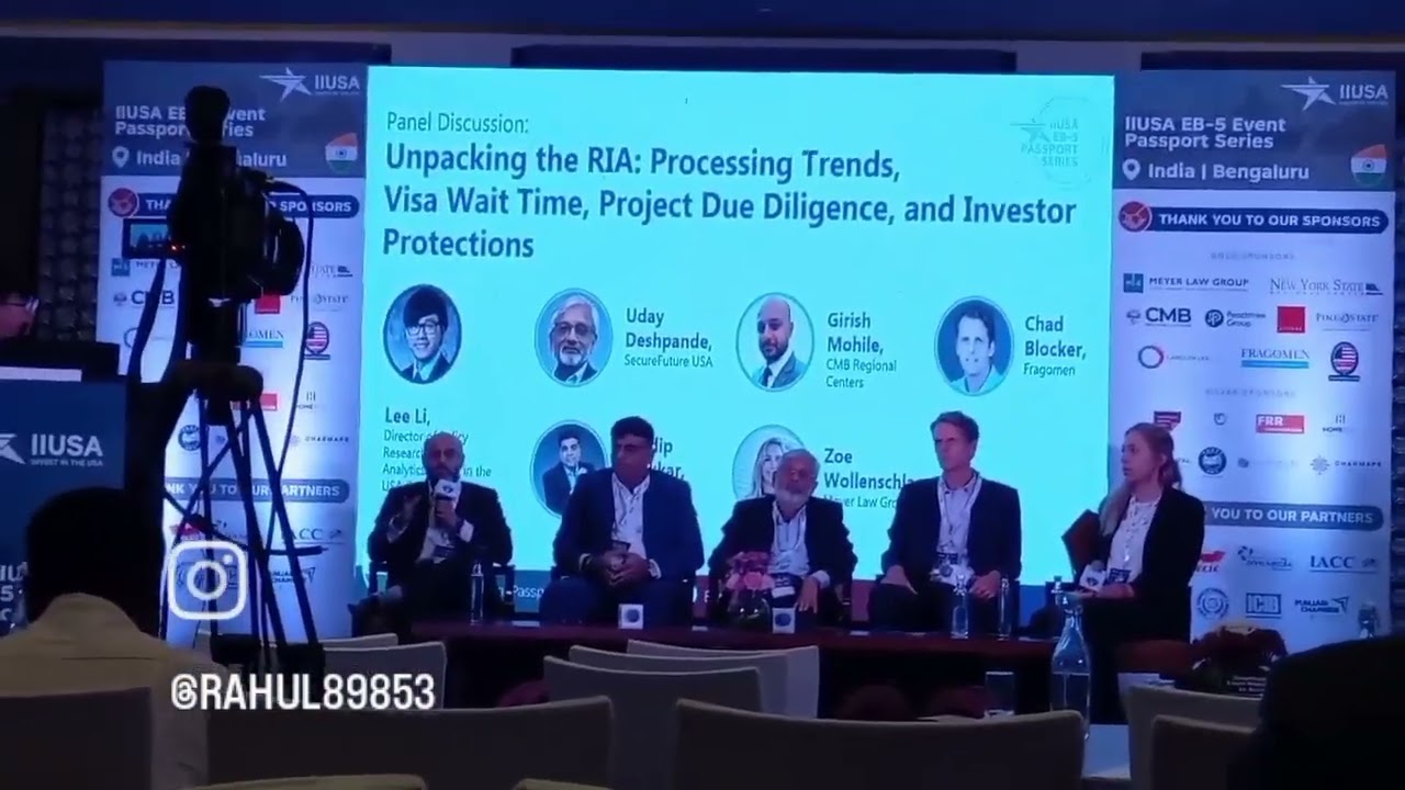 IIUSA EB-5 Event Passport Series Programme Speech by Girish Mohile CMB Regional Center