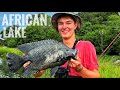 Fishing an African Lake for Huge Native Fish!