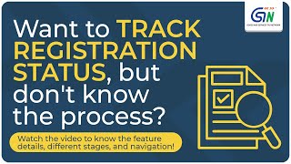 Want to track your GST Registration application status? Click on the video to know more! screenshot 2