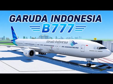 Cabin Crew Simulator | GARUDA INDONESIA BOEING 777-300 | SYDNEY TO PARIS | ROBLOX