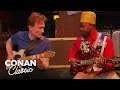 Conan plays the blues with lil ed  late night with conan obrien