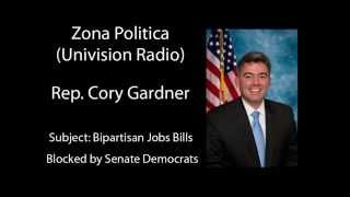 Rep. Gardner talks about the Bipartisan Jobs Bills Blocked by Senate Democrats