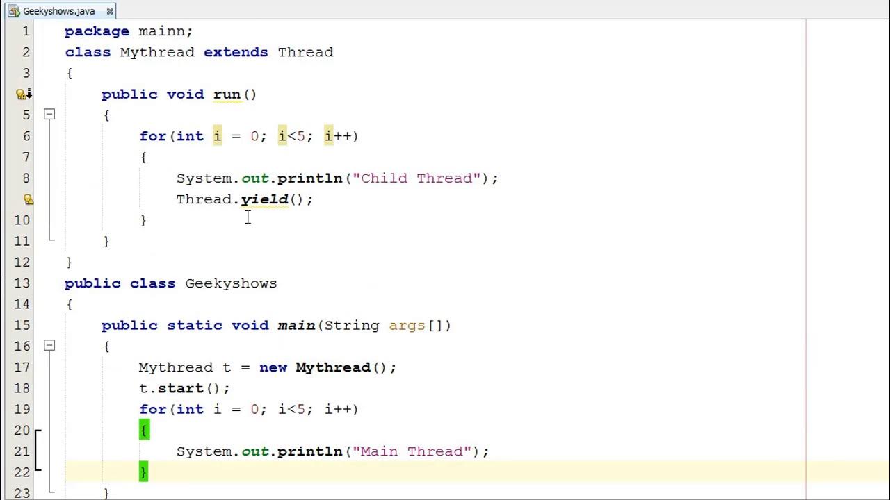 325. Example of yield Method in Java Programming (Hindi) - YouTube