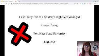 Baerg EDL 853 Module 13 Case Study