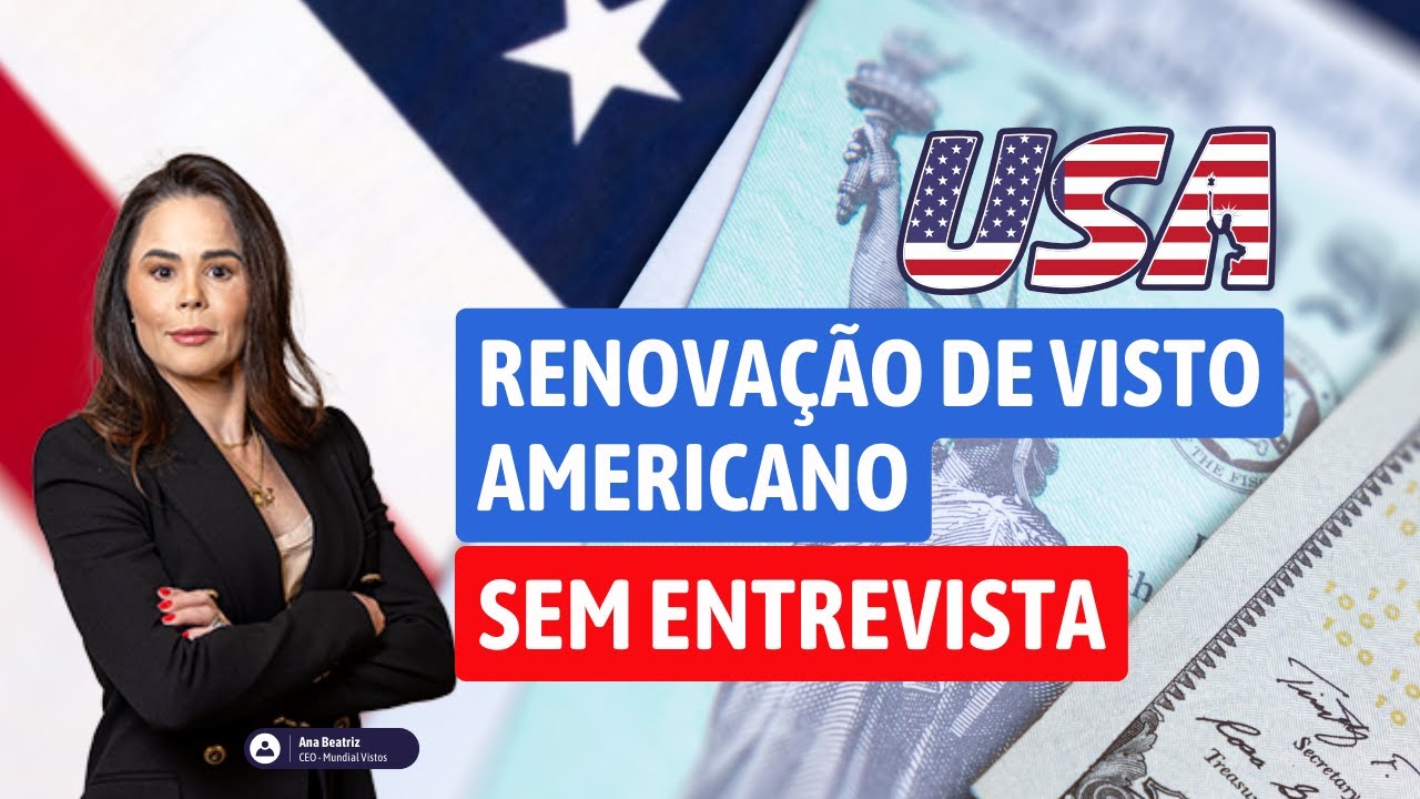 Renovação do visto americano em 2025. Como renovar o visto EUA sem entrevista?