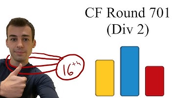 CF Round 701 Solutions- 16th Place!