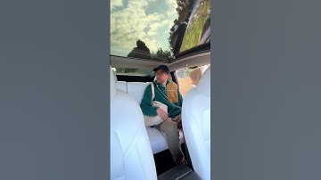 When your Uber is a Tesla 😂 #tesla #uber