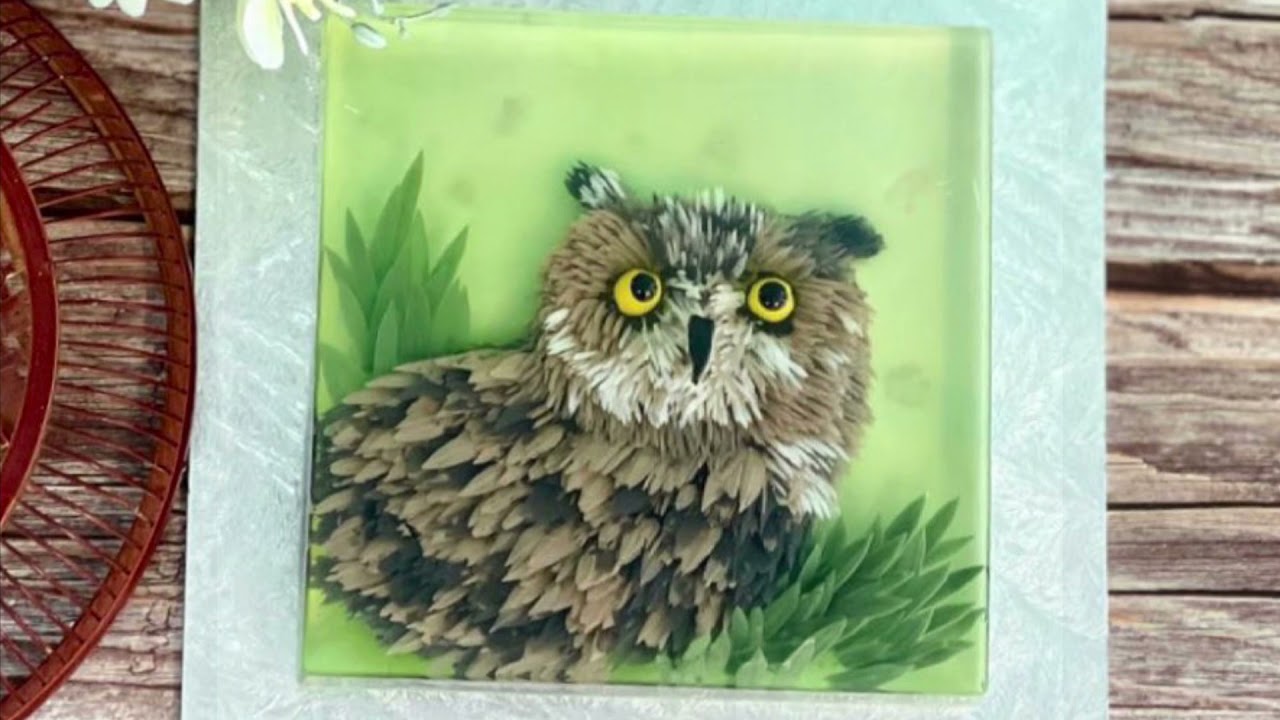 How to make 3D Jelly Owls