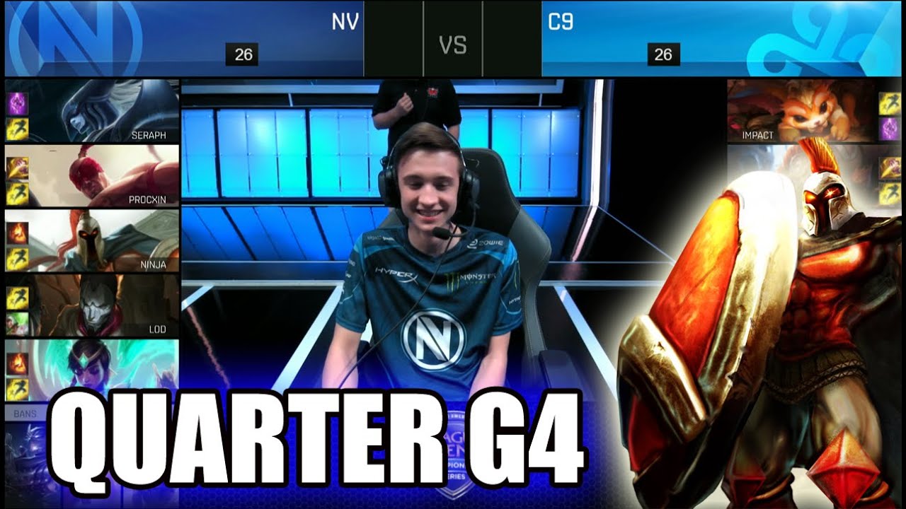 Cloud 9 vs Team EnVyUs | Game 4 Quarter Finals S6 NA LCS Summer 2016 PlayOffs | C9 vs NV G4 QF 1080p