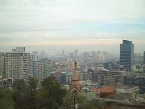 360 Degree View of Santiago--and panoramic view of...