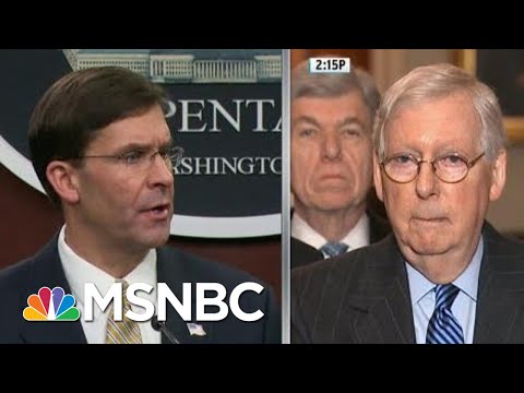 Trump Presents Americans With Split Screen Of Calamity | Rachel Maddow | MSNBC