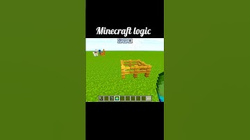 Minecraft_Logic🤔__はいよろこんで__#minecraft_#shorts