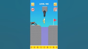 Draw Bridge Puzzle Game Level 105 #shorts