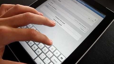 FieldRover in Action - Inspection Checklist on the iPad