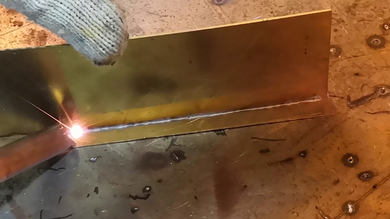 1mm copper welding by JQ LASER wedling machine YouTube