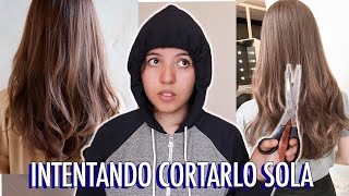 INTENTANDO CORTAR MI CABELLO COMO LAS ASIATICAS * Y En CaPaS *