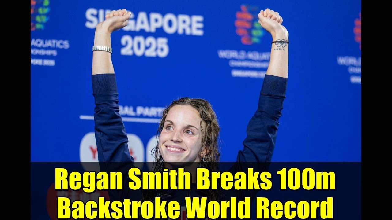 Regan Smith Breaks 100m Backstroke World Record | World Aquatics Swimming World Cup 2025