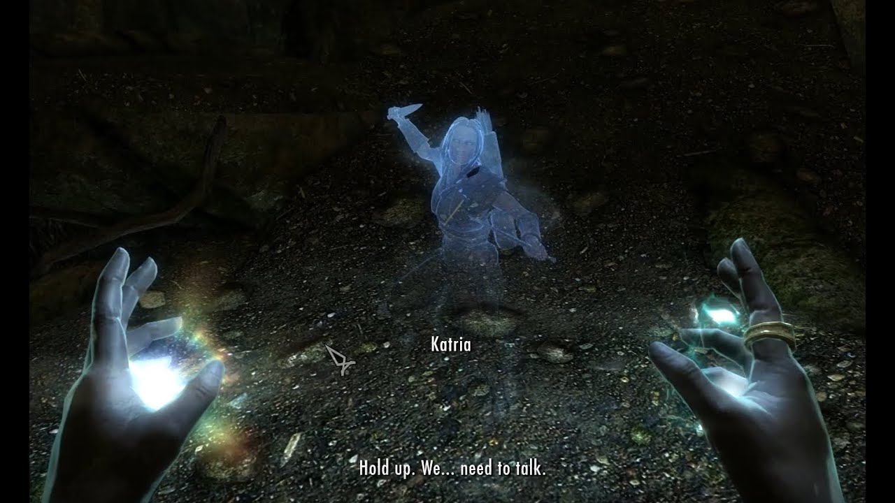 Skyrim SE: inside the ruins of Arkngthamz