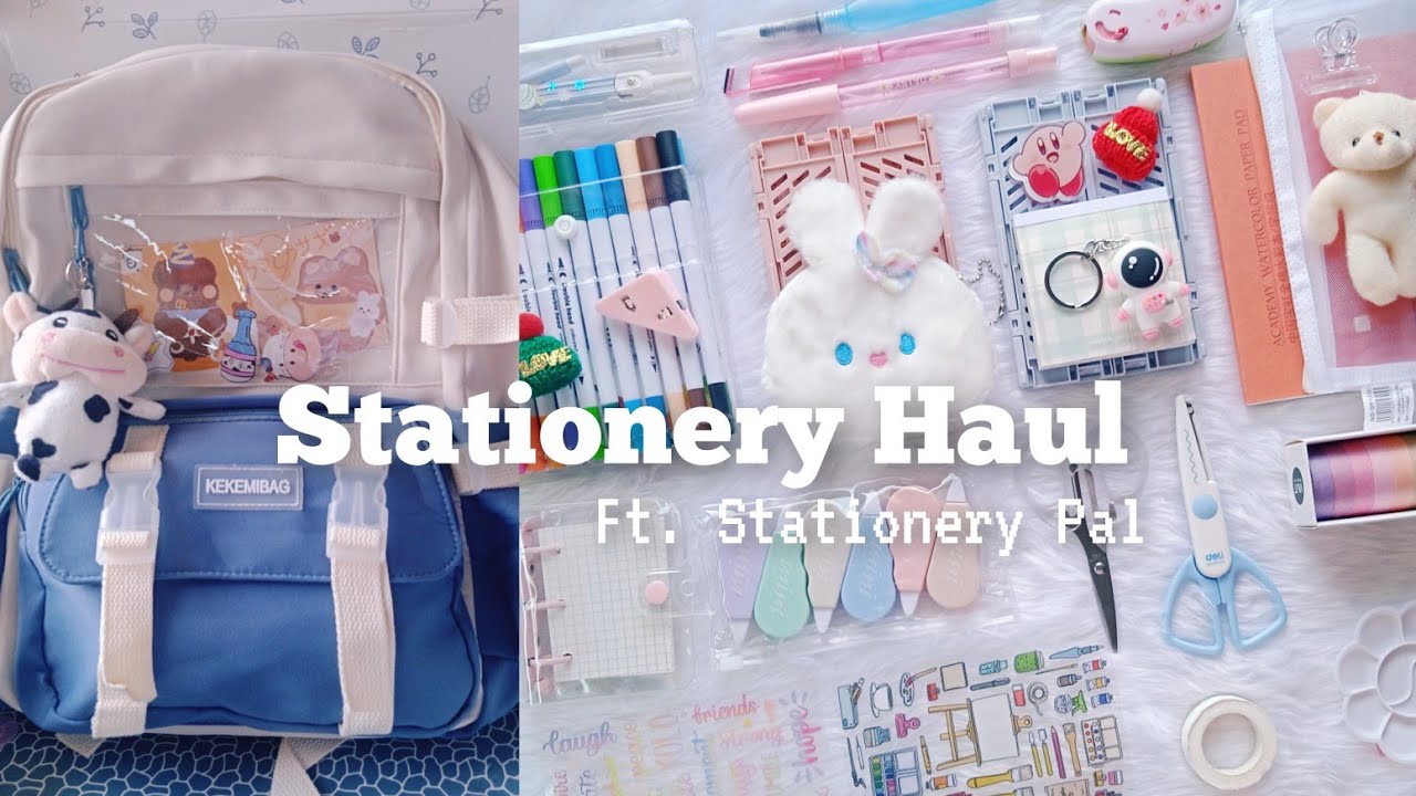 Huge stationery haul ft. stationerypal Foziya art and craft YouTube