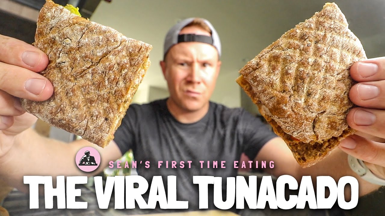 I ate Joe and the Juice's viral TikTok "Tunacado" sandwich for the first time today.