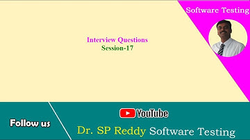 #ST17 || Error Seeding || Fault Seeding ||INTERVIEW QUESTIONS||   SOFTWARE TESTING||By Dr. SP Reddy