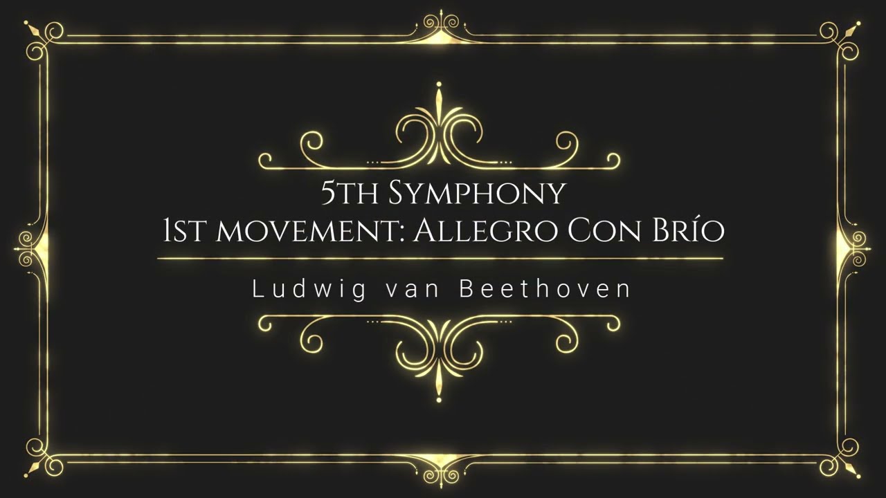 Orchestral MIDI Mockup Beethoven - Symphony No. 5, Movement No.1 (Sheet Music)