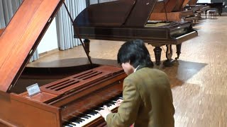 Sweelinck 400: Mein junges Leben variations, 1808 Broadwood fortepiano