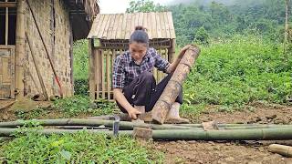 FULL VIDEO | 100 Days of an 18-Year-Old Single Mother Building a Bamboo Home for Her Child