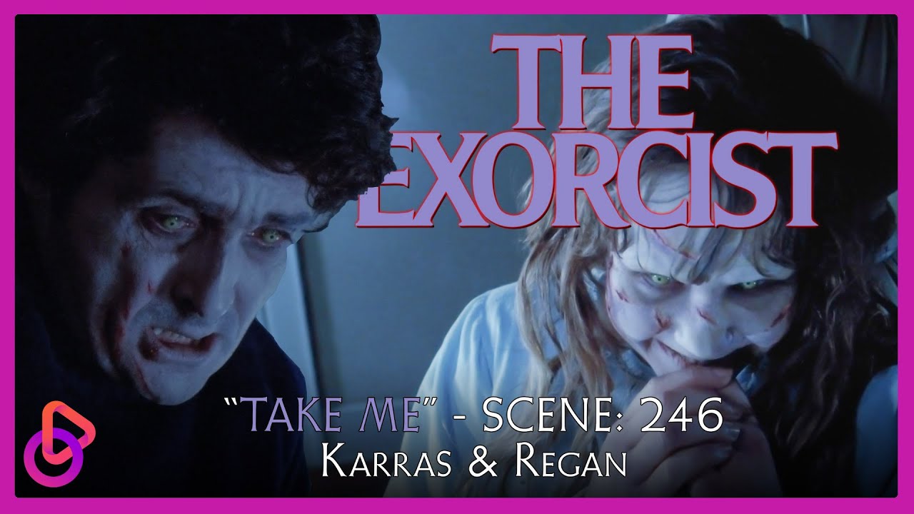 THE EXORCIST (1973) | Karras & Regan Face-Off in the Final Scene | Linda  Blair, Jason Miller - YouTube