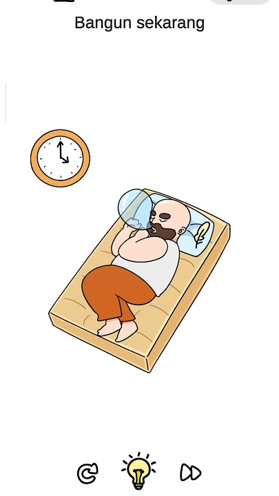 brain out edisi tantangan memutar otak level 14 bangun sekarang