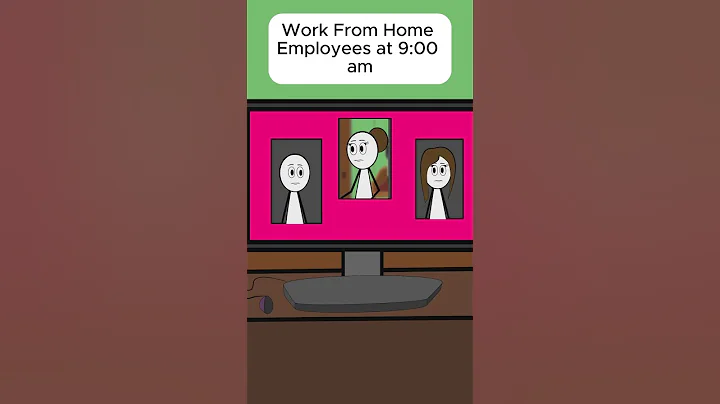 Work From Home Employees Be Like 🤣🤣 #viralshort #foryou #animation  #usa #relatable