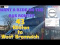 How to Navigate Bus Route 43 🚍 Bilston to West Bromwich via Great Bridge &amp; Princes End 🏙️