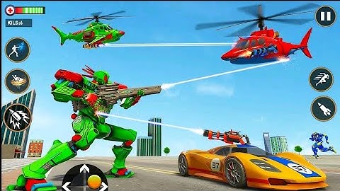 Monster Fighting In Shark Robot Game - Android Gameplay | Robot Games