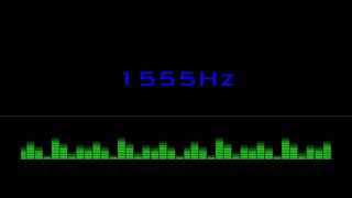 ⒽⓏ| 1555Hz Pure Tone Frequency| NO Music , For Meditation, Testing. Black Screen