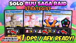 1 DPS AFK READY! SOLO SPEEDRUN Boo Raid STRATEGIST (Arc 1-3)! | Roblox All Star Tower Defense ASTDX