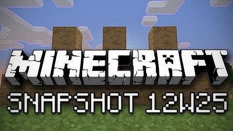 Minecraft: Teleportation, Half Slab, and Testificate Changes (Snapshot 12w25)