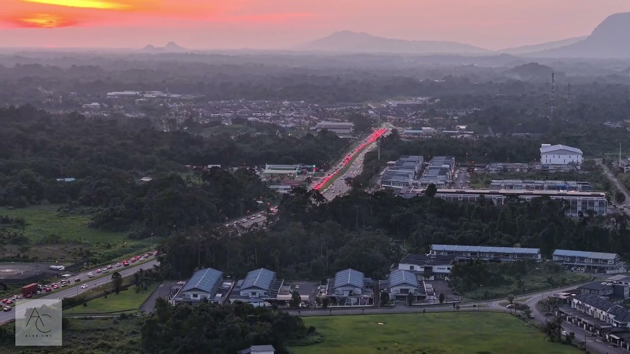 Кучинг в час пик 🇲🇾 | Пробки после работы