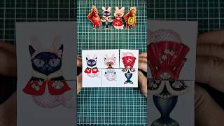 💢PaperArt❤#art#cat#funny#shortsviral#usashorts#toys#diy#cuteanimals#papercraft#puzzle