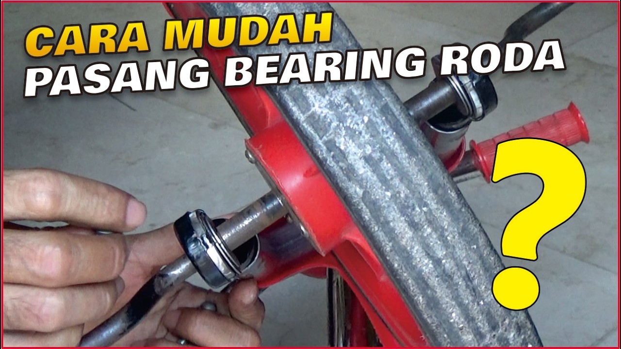 Cara Mengganti Bearing / Laher Roda Sepeda Anak dengan Mudah