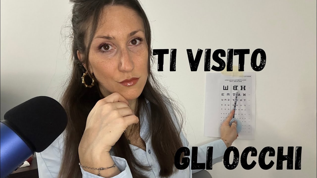 ASMR Oculista 👀 Roleplay Realistico | Test Vista, Controllo Occhi e Relax Profondo 💤 