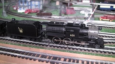 MTH RailKing CNJ Camelback Ten-Wheeler (PS1) O-Gauge Steam Locomotive in True HD 1080p