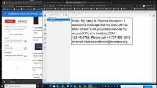 Redacting Sensitive Data with DLP API