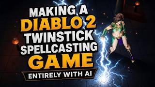 Making a Diablo 2 Style Twin stick Spellcasting Game with Only AI Coding & Assets Devlog #1