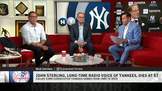 MLB Network | Mark Derosa SHOCKED REACTS to New York Yankees Broadcaster John Sterling Dies at 87