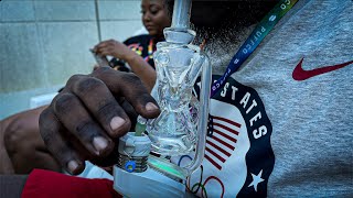 IRIDESCENT GLASS X ION GLASS: XCR PUFFCO PEAK ATTACHMENT (ZEE VAPOR SMOKE SHOP)
