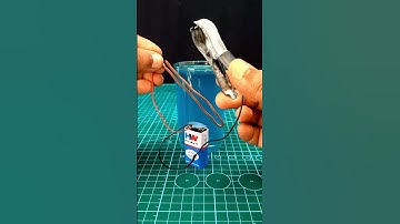 Copper Plating At Home / Electroplating of Copper / Easy Copper Plating Process #shorts