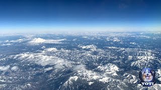 A Cool Time-Lapse of the flight  from sunny San-Francisco to rainy Portland Oregon. by Yoti 1,672 views 4 years ago 1 minute, 53 seconds