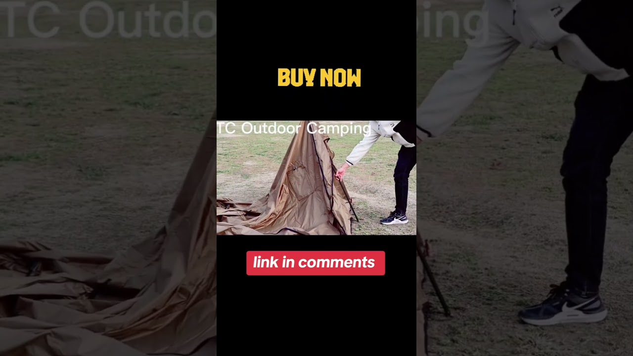 1pc Portable Ultralight Hot Tent - Waterproof  