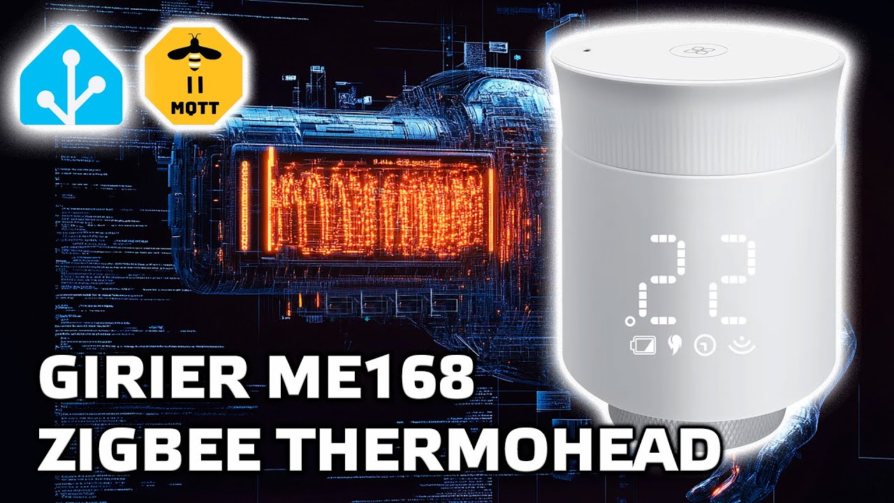 Girier ME168 - zigbee термоголовка для радиаторов отопления, обзор и ...